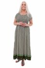 60s Spot Print Shirring Dress