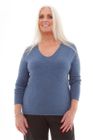 Fitted V-Neck Jumper
