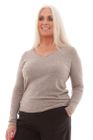 Fitted V-Neck Jumper