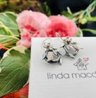 Ruben the Robin Silver Earrings