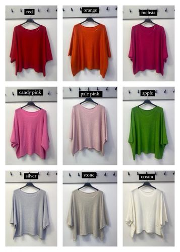 Slouchy Short Knit Jumper