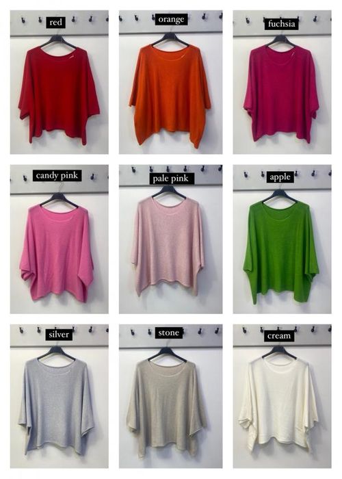 Slouchy Short Knit Jumper