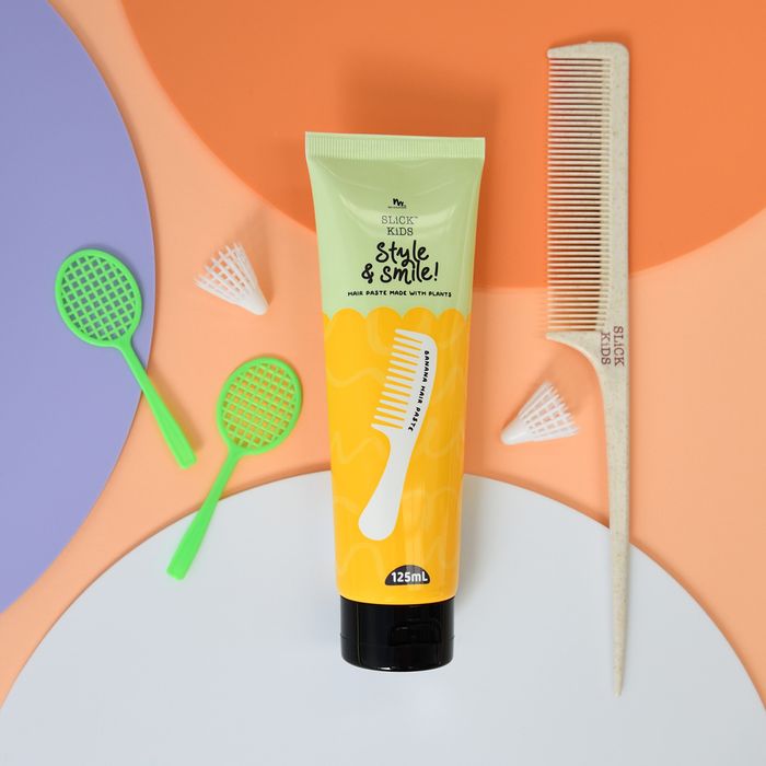 Sculpt, Style, and Shine with the World's Cleanest Hair Paste for Kids