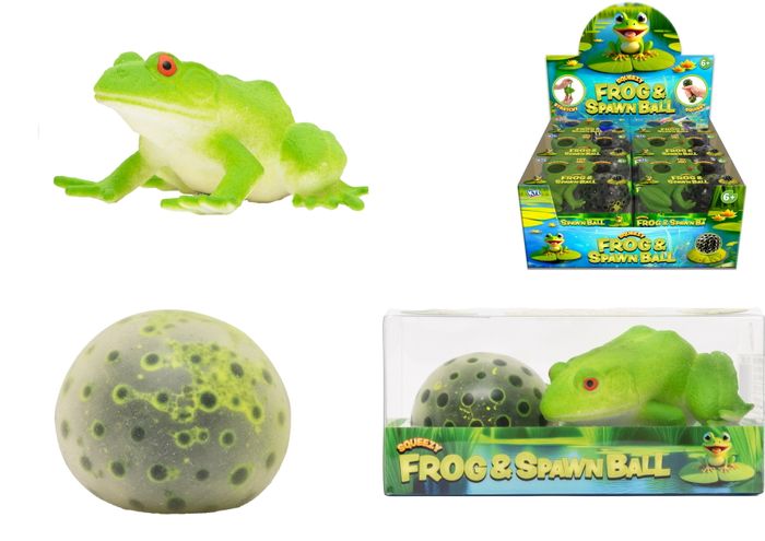 Squishy Frog and Ball Fidget Toy