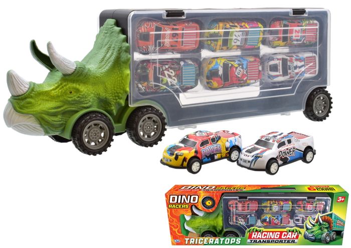 Dinosaur Truck with Toy Cars