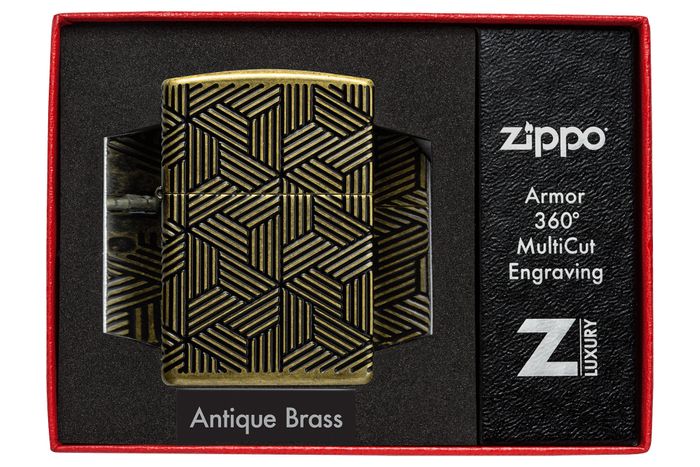 Zippo Windproof Lighter - Art deco pattern design