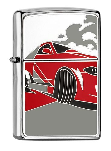 Zippo Windproof Lighter - Racing Car Emblem