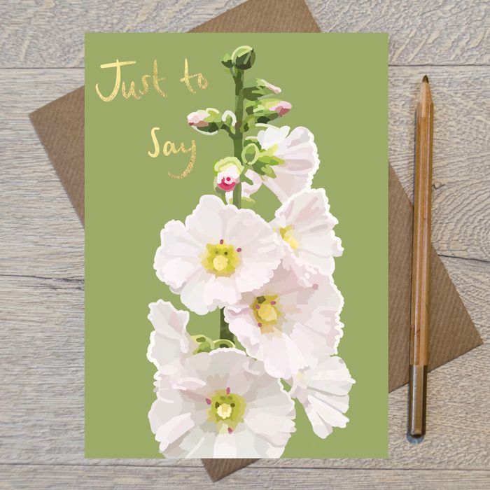 Hollyhocks