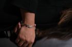 Double Twist Half Bangle