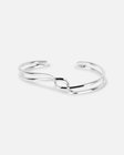Double Twist Half Bangle