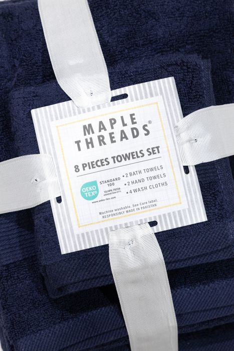 Zero Twist 8 Piece Towel Set