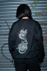 Unisex Guitar Dragon Embroidered Sweatshirt
