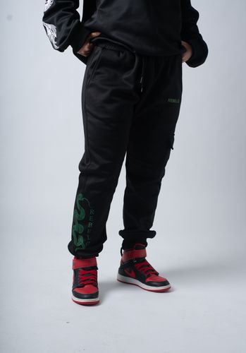 Unisex Snake Print Cargo Joggers