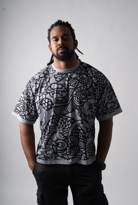 Unisex Dragon Oversized T-Shirt