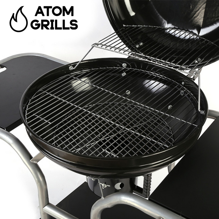 KETTLE BBQ with side shelf