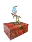Kingfisher with Willow - Fine Bronze Sculpture