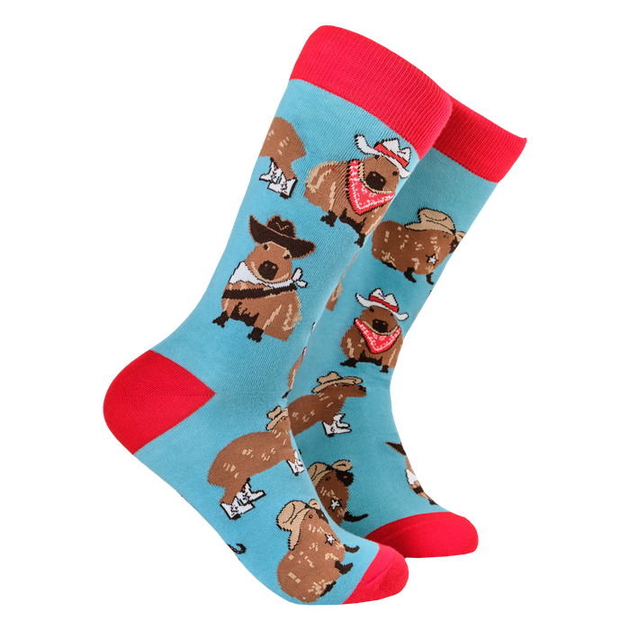 Cowboy Capybara Socks