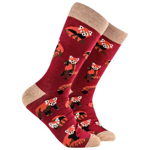 Red Panda Socks