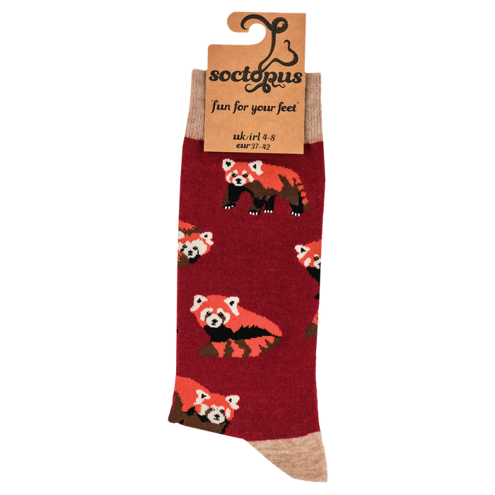 Red Panda Socks