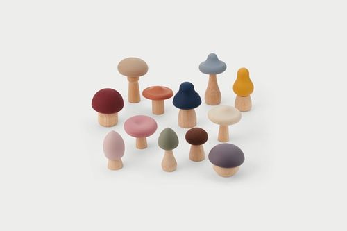 tickit SiliSoft Woodland Mushroom Set