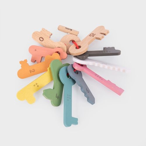 tickit Rainbow Wooden Keys