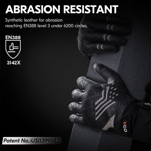 Beenest-Gen Abrasion &  Impact Synthetic Leather  Mechanic Gloves TP1105