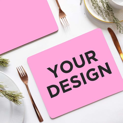 Sustainable Personalised Cork-Backed Placemats – UK Made