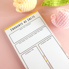 Thought vs Facts notepad - challenge negative thoughts