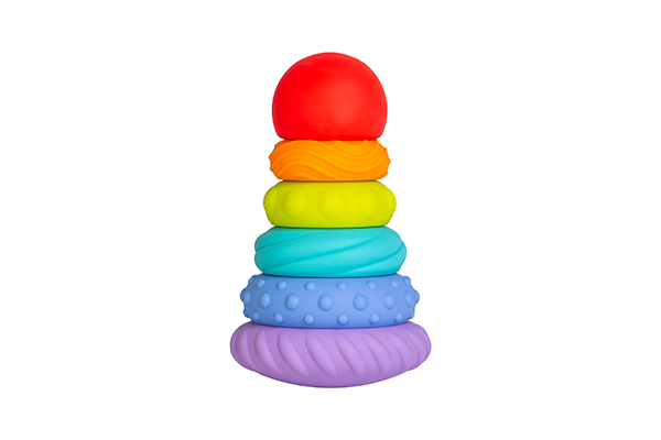 Teether Totter Silicone Tower Toy