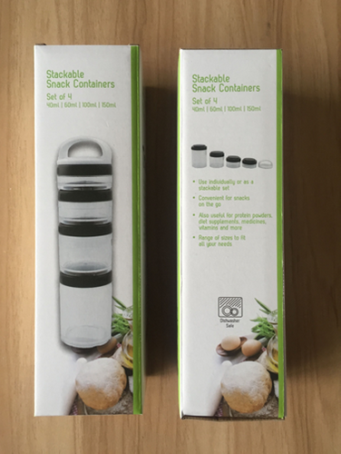 Stackable Snack Containers