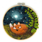 Painting with Wool Hoops