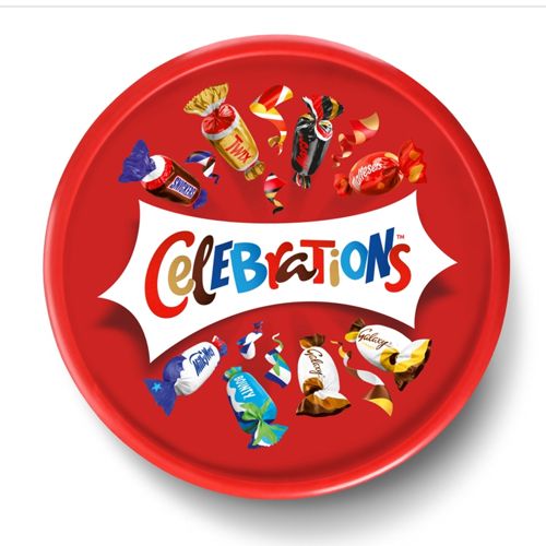 Celebrations Milk Chocolate & Biscuit Bars Sharing Tub 550g