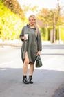 Drawstring Hood Pocket Tunic Top