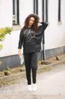 Gold Foil 'Chill Out' Slogan Loungewear Set