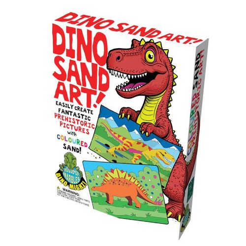 Dino Sand Art