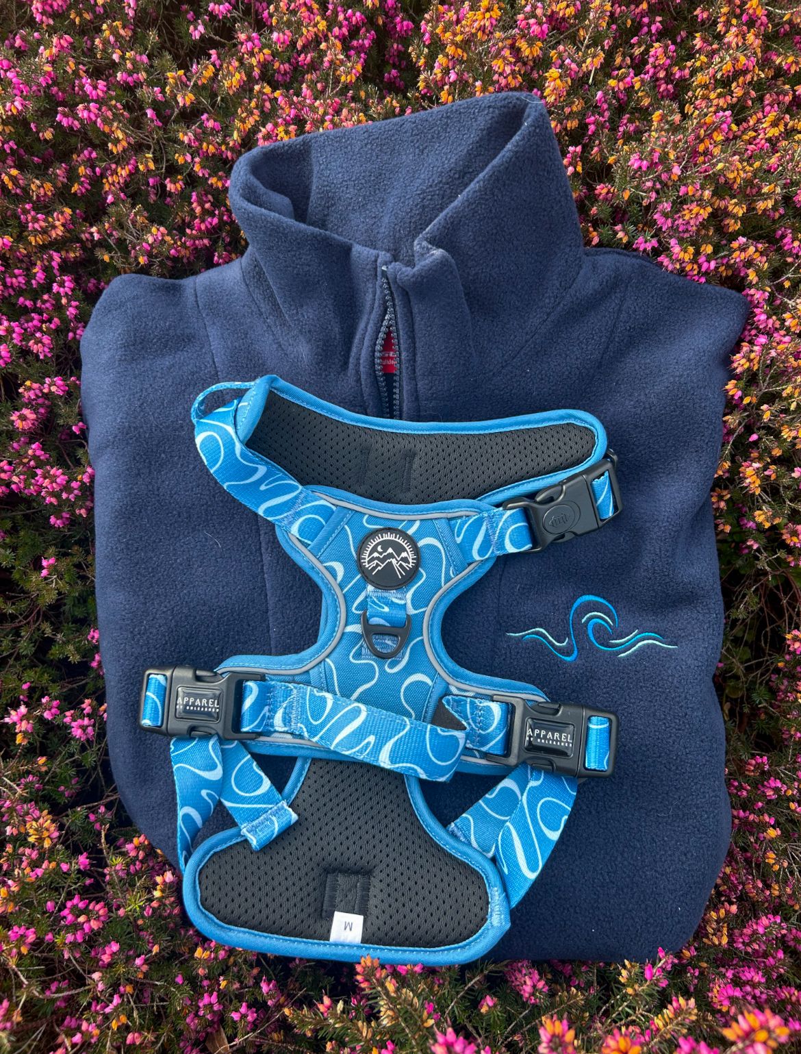 Adventure dog harness - 3 buckle design