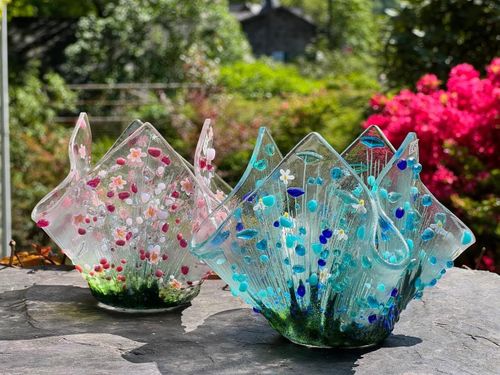 Handmade Fused Glass Ornaments