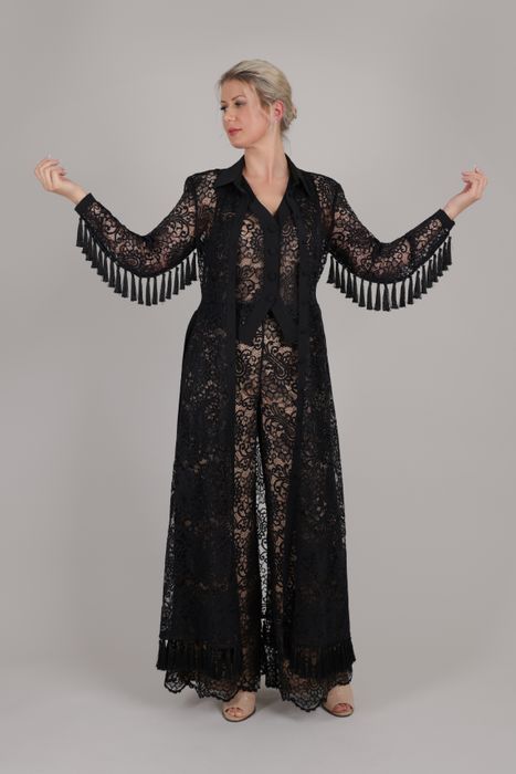 Current black corded lace capsule collection
