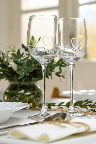 Romance champagne flutes