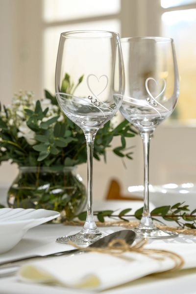 Romance champagne flutes