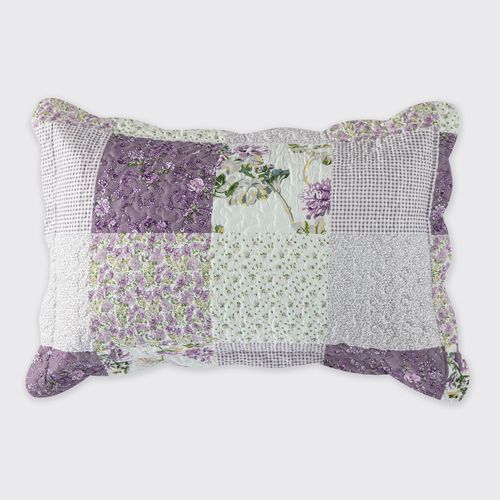 Melissa Lilac Patchwork Bedspread