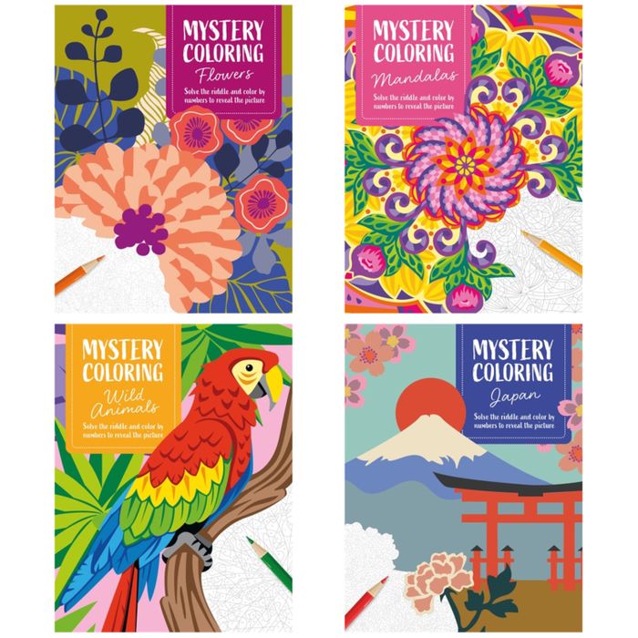 Mystery Colouring Book Series