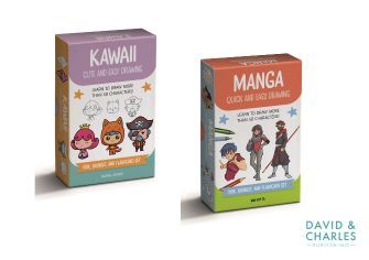 Kawaii and Manga Drawing Card Decks