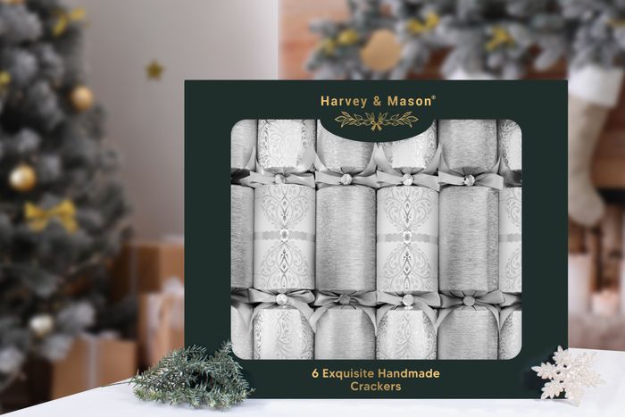 Exquisite Silver Crackers 13.5