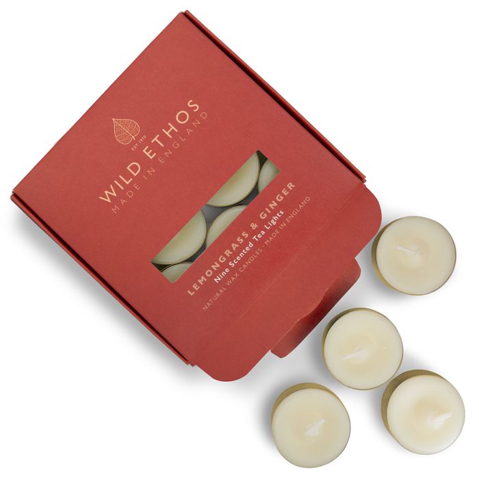 Wild Ethos Lemongrass & Ginger Scented Tealights