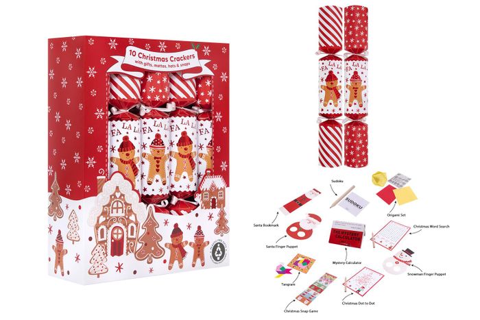 10 Family Gingerbread Crackers 12