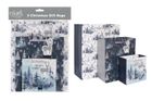3 Gift Bags - Blue Woodland