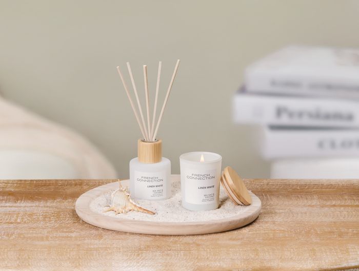 French Connection Sea Salt & Coconut Candle and Diffuser Set