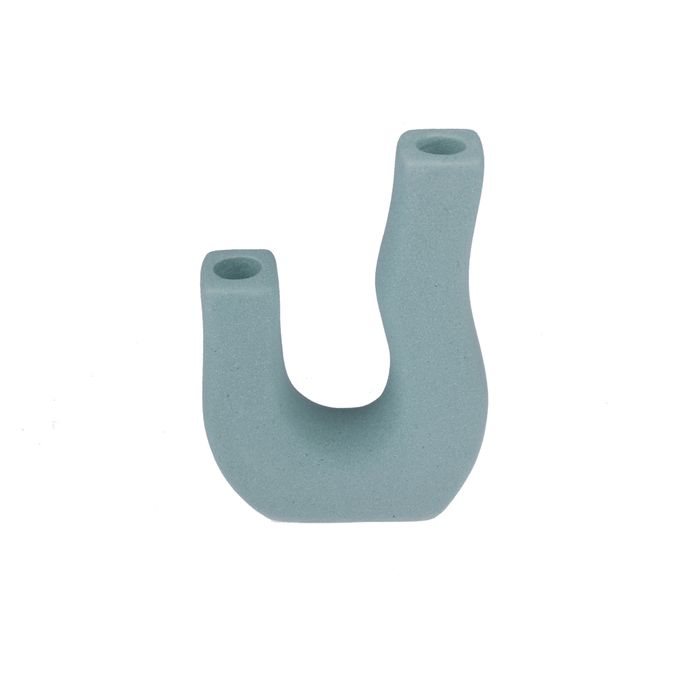 Modern U-Shaped Decorative Vase/Candleholde