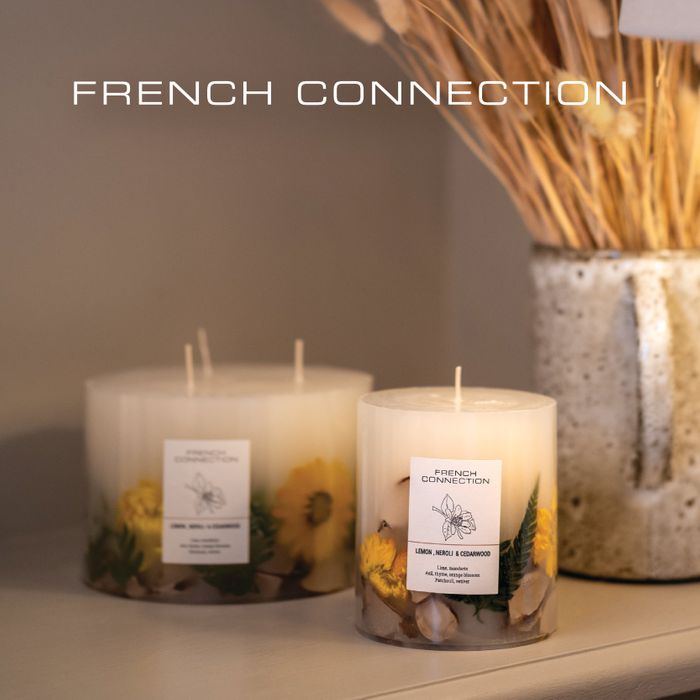 French Connection Botanical Infused Lemon, Neroli & Cedarwood Candle